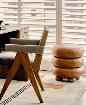 Tetbury Stool - Sycamore Leather - Listing Image