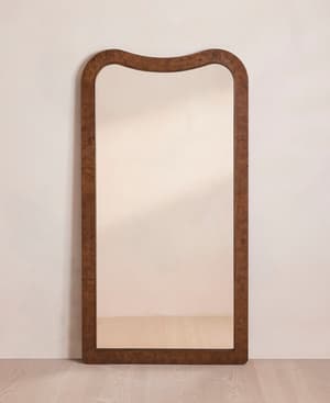 Matilda Floor Mirror - Oak Burl - Listing Image