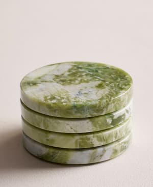 Hanson Coasters - Apple Jade - Set of Four - Listing Image