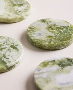 Hanson Coasters - Apple Jade - Set of Four - Hover Image