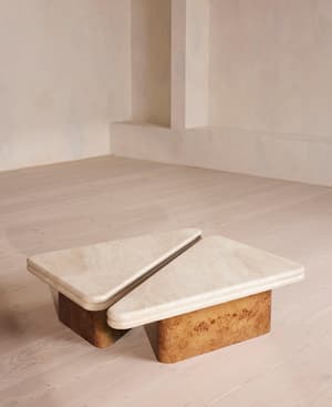 Gia Coffee Table Set - Royal Diana Marble - Listing Image