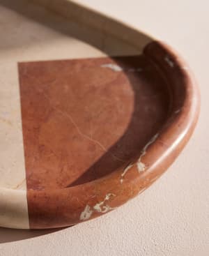 Adley Catchall - Cream & Red Alicante - Large - Hover Image