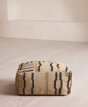 Mallaig Floor Cushion Natural - Square  - Listing Image