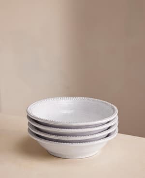 Hillcrest Pasta Bowl - White - Set of Four - Listing Image