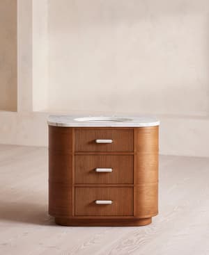 Witley Single Vanity Unit - Carrara Marble - Listing Image