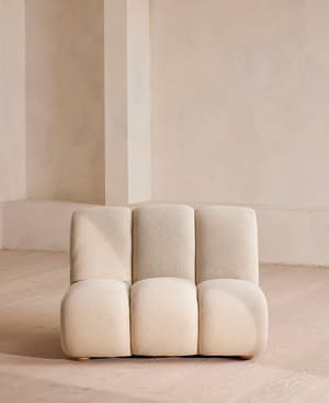 Noelle Modular Armchair - Boucle Natural - UK - Listing Image