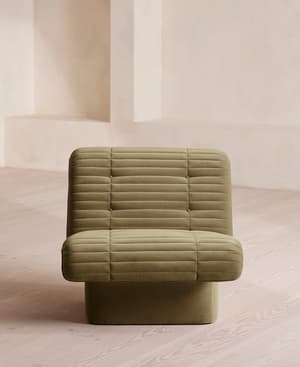Ewan Armchair - Velvet - Lichen - US - Listing Image