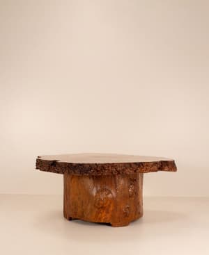 Vintage Coffee Table - Burl - Belgium - Hover Image