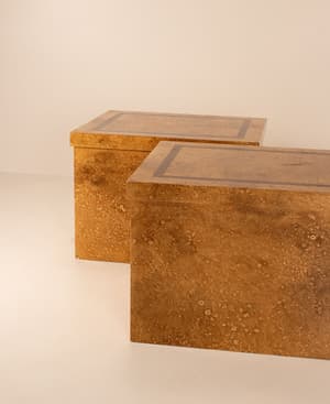 Vintage Pair of Mid Century Side Tables - France - Hover Image