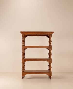 Vintage Carved Tiered Shelving Unit - Belgium - Listing Image