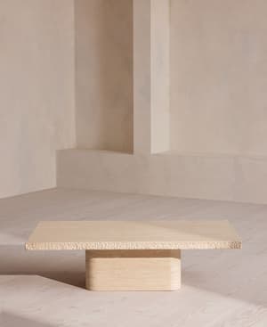 Ramsey Coffee Table - Travertine - Hover Image