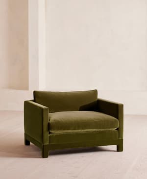 Ashford Loveseat - Velvet - Olive - Listing Image