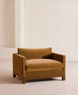Ashford Loveseat - Velvet - Mustard - Listing Image