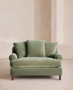 Audrey Loveseat - Velvet - Seafoam - US - Hover Image