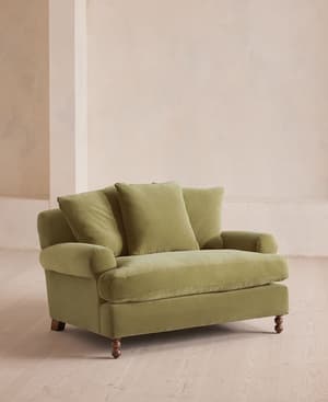 Audrey Loveseat - Velvet - Lichen - US - Listing Image