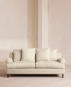 Audrey Two Seater - Sofa - Linen - Bisque - Listing Image