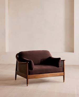 Atlanta Loveseat - Velvet - Aubergine - US - Listing Image