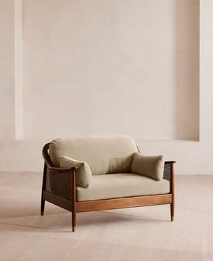 Atlanta Loveseat - Velvet - Oyster - UK - Listing Image