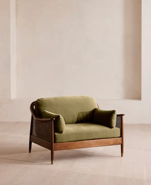 Atlanta Loveseat - Velvet - Lichen - Listing Image
