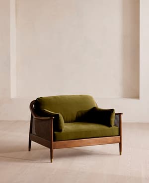 Atlanta Loveseat - Velvet - Olive - US - Listing Image