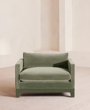 Ashford Loveseat - Velvet - Seafoam - US - Hover Image