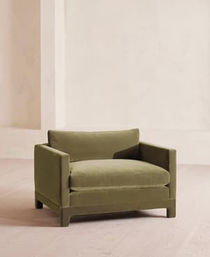 Ashford Loveseat - Velvet - Lichen - Listing Image