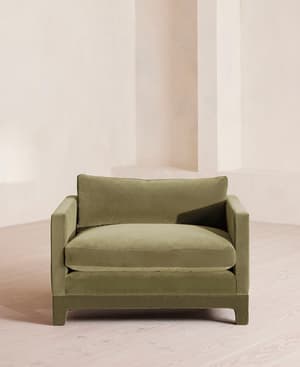 Ashford Loveseat - Velvet - Lichen - Hover Image