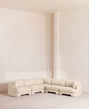 Odell Modular Sofa - Corner Sofa - Linen - Bisque - Listing Image