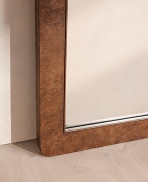 Matilda Floor Mirror - Oak Burl - Hover Image