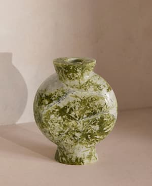 Sesso Vase - Wide - Green - Hover Image