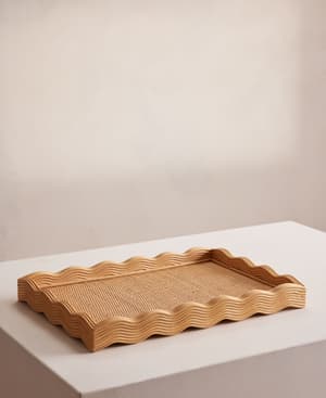Pangbourne Rattan Tray - Hover Image