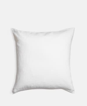 Luna Linen Pillowcase White - Square - Listing Image