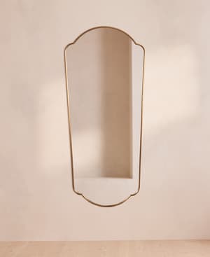 Betty Wall Mirror - Antique Brass - Full Length - Listing Image