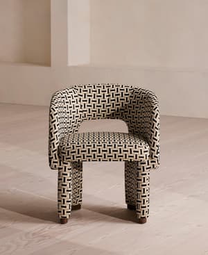 Morrell Outdoor Dining Chair - Geometric - Monochrome - US - Hover Image