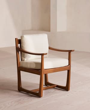 Morena Outdoor Dining Chair - Natural - US - Hover Image