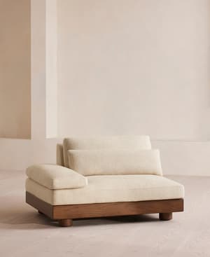 Truro Sectional Sofa - Left Arm Module - Textured Linen - US - Hover Image