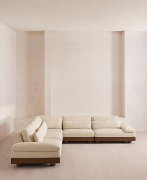 Truro Sectional Sofa - Corner Sofa - Textured Linen US - Hover Image