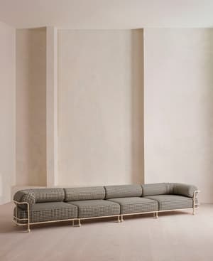 Gaspard Five-Seater Sofa - Geometric - Monochrome - US - Listing Image