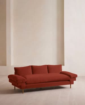Bristol Sofa - Velvet - Rust - Hover Image