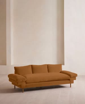 Bristol Sofa - Velvet - Mustard - Hover Image