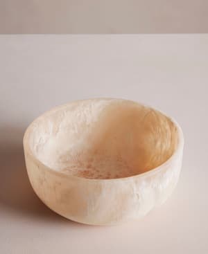 Miller Resin Salad Bowl - White - Hover Image