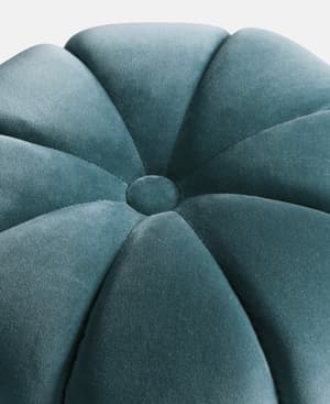 Sofia Footstool - Moleskin Velvet Marine - Hover Image
