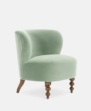 Dolly Chair - Moleskin Velvet Soft Green - US - Hover Image