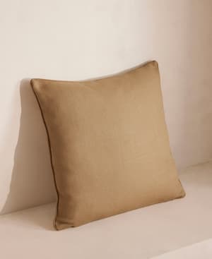 Vinnie Square Cushion - Wheat - Hover Image