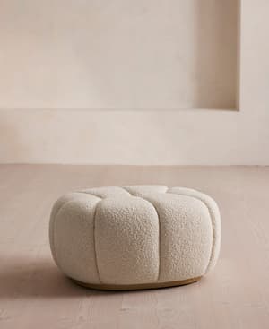 Garret Footstool - Boucle - Hover Image