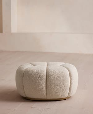 Garret Footstool - Boucle - US - Hover Image