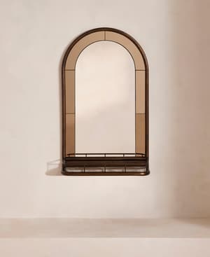 Ridley Wall Mirror - Antique Brass - Listing Image