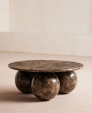 Oxley Coffee Table - Dark Emperador Marble - Listing Image