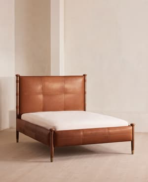 Paolo Bed - Sycamore Leather - Super King - Hover Image