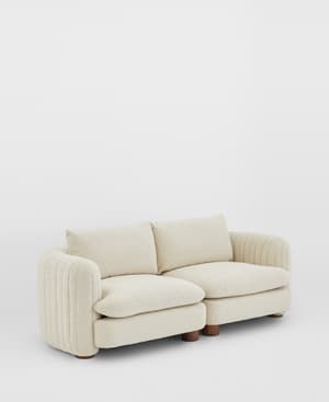 Vivienne Modular Sofa - Three Seater - Boucle - Natural - Listing Image